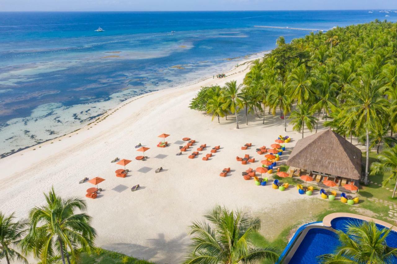Oceanica Resort Panglao, Bohol Bagian luar foto Aerial view of the beach at the resort